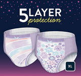 2x NEW Goodnites Girls XL Diapers