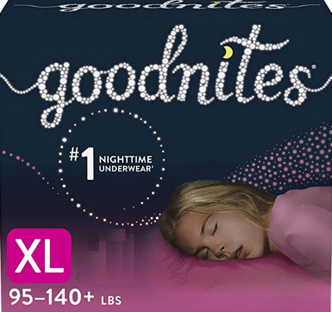 2x NEW Goodnites Girls XL Diapers – ConvertUps®