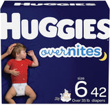 42x Huggies 6 Diapers (Overnites)